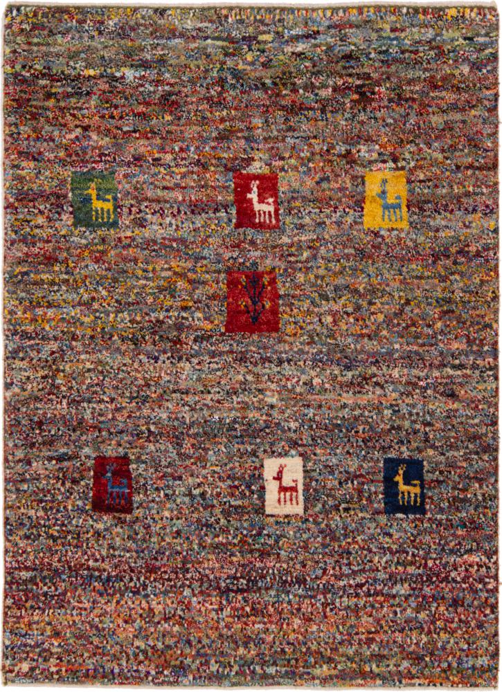 Tappeto persiano Persia Gabbeh Nomad 107x77 107x77, Tappeto persiano Annodato a mano