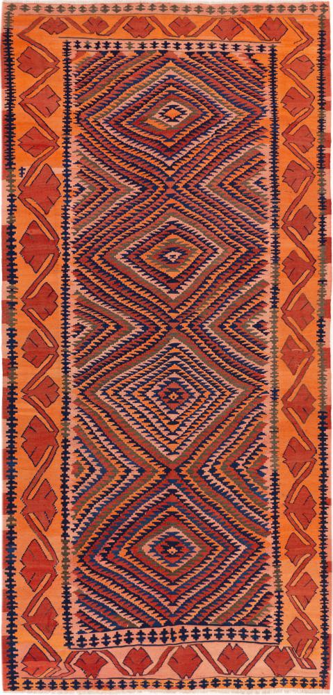 Dywan perski Kilim Fars Senneh 413x194 413x194, Dywan perski Ręcznie tkane