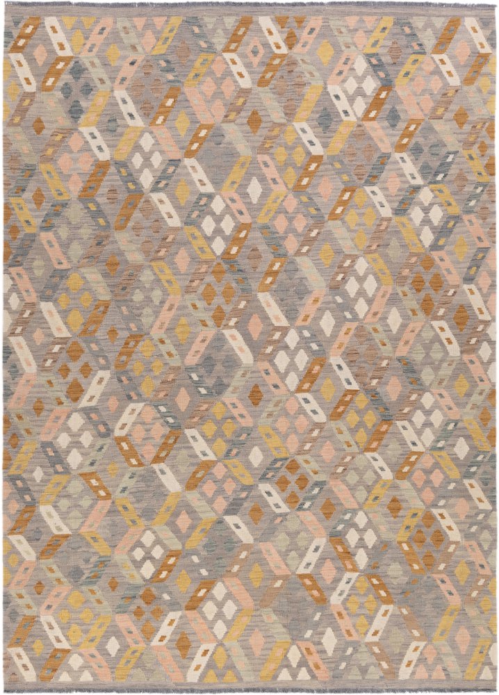 Tapis afghan Kilim Afghan 283x208 283x208, Tapis persan Tissé à la main