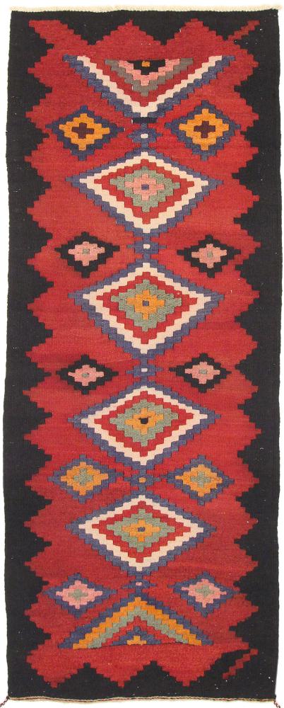 Tapete persa Kilim Fars 316x124 316x124, Tapete persa Tecido à mão