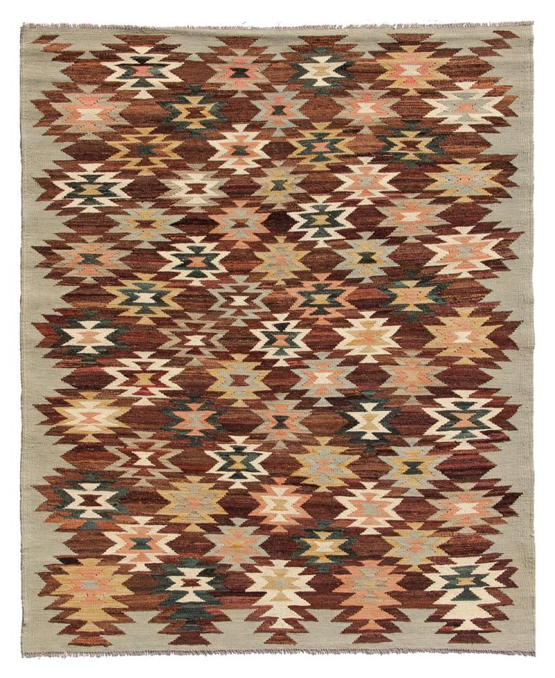 Covor afgan Chilim Afghan Kaudani Limited 205x149 205x149, Covor persan Lucrate de mână