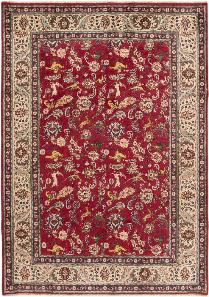 Tapete persa Tabriz 281x203 281x203, Tapete persa Atado à mão