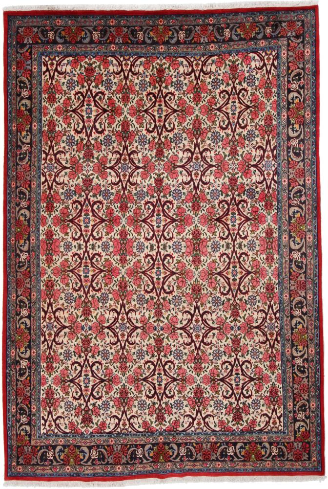 Persian Rug Bidjar Rosen 9'6"x6'6" 9'6"x6'6", Persian Rug Knotted by hand