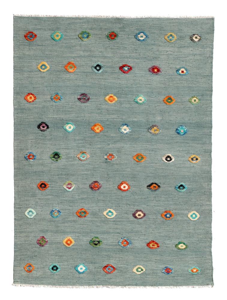 Alfombra afgana Kilim Afghan Nimbaft Edition 204x147 204x147, Alfombra persa Tejido a mano