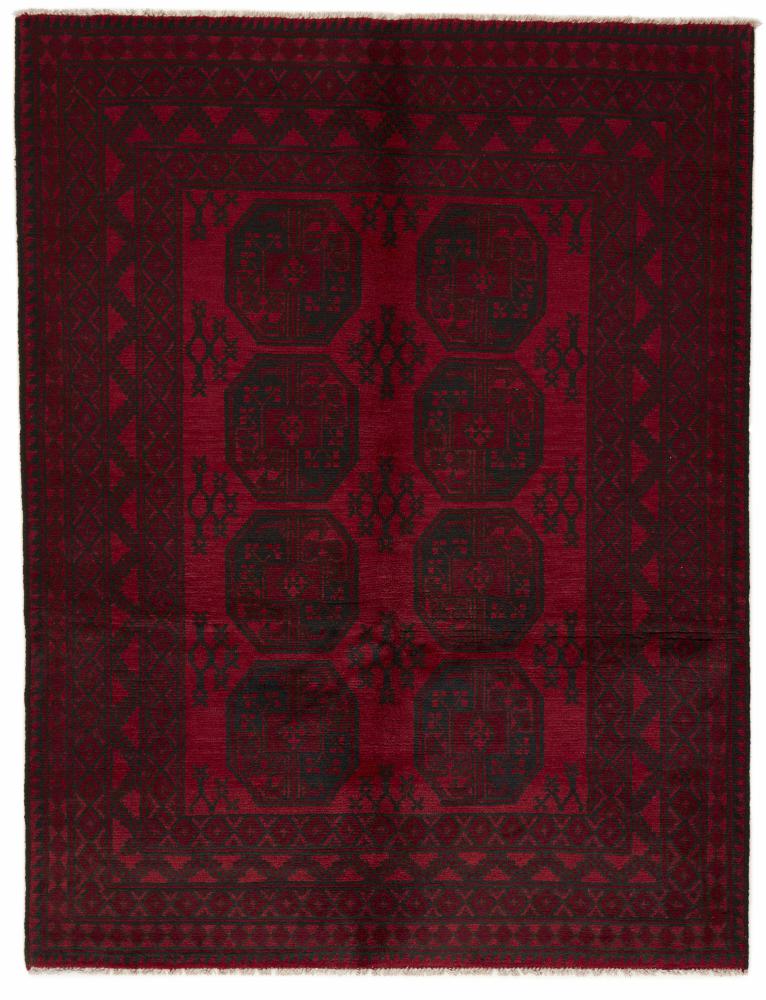 Tapete afegão Afegão Akhche 196x150 196x150, Tapete persa Atado à mão