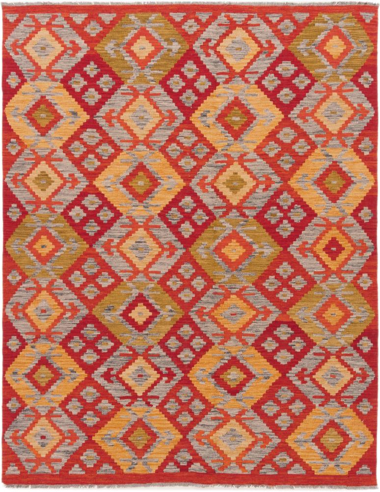 Tapete afegão Kilim Afegão 195x153 195x153, Tapete persa Tecido à mão