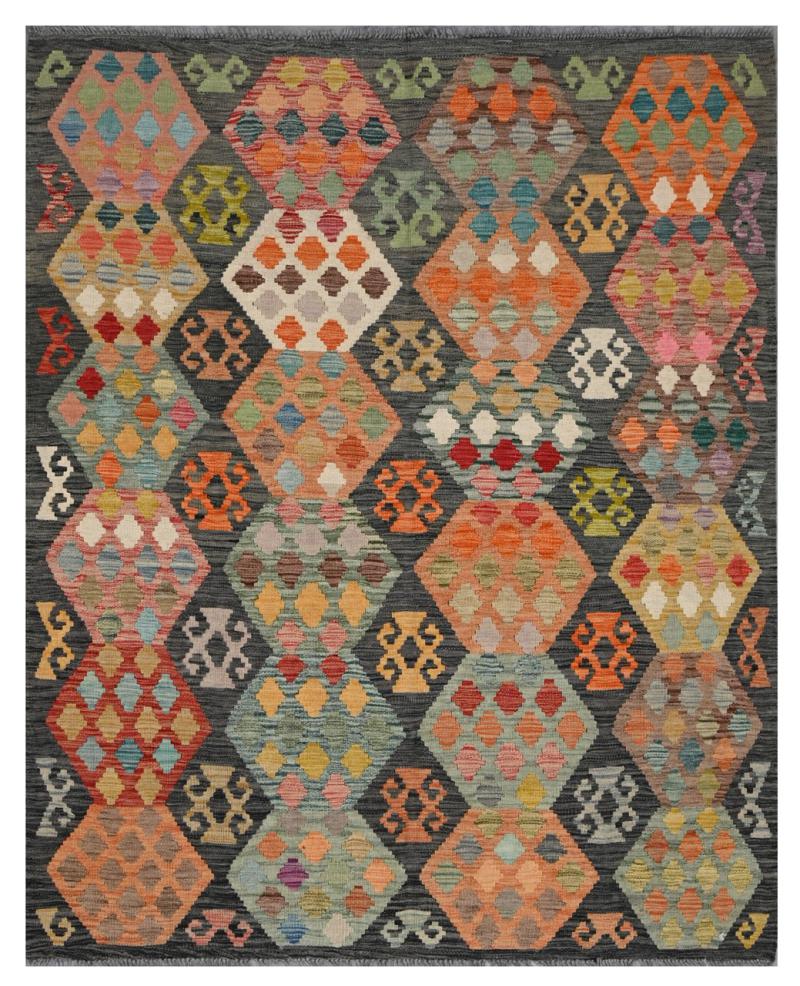 Afghan rug Kilim Afghan 6'5"x5'2" 6'5"x5'2", Persian Rug Woven by hand