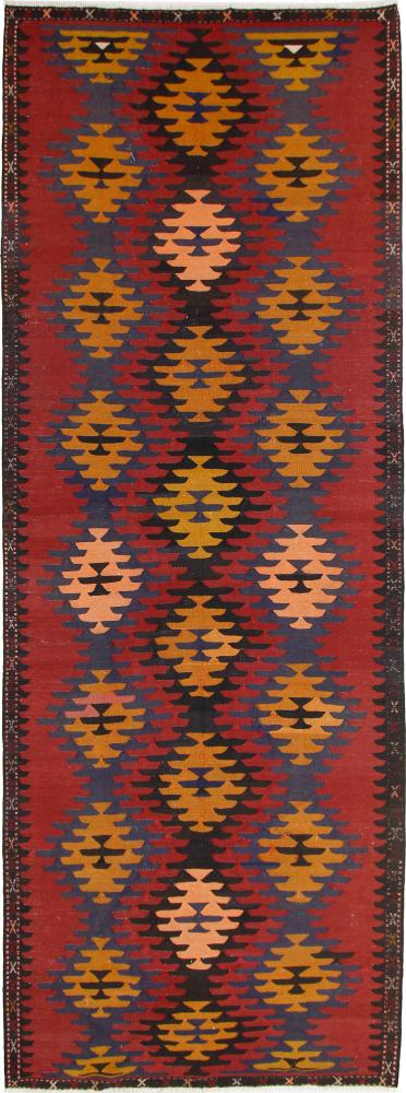 Tapete persa Kilim Fars Azerbaijan Antigo 446x162 446x162, Tapete persa Tecido à mão