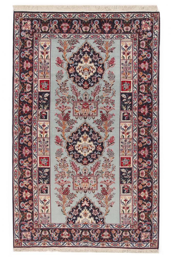 Tapete persa Isfahan Fio de Seda 250x153 250x153, Tapete persa Atado à mão