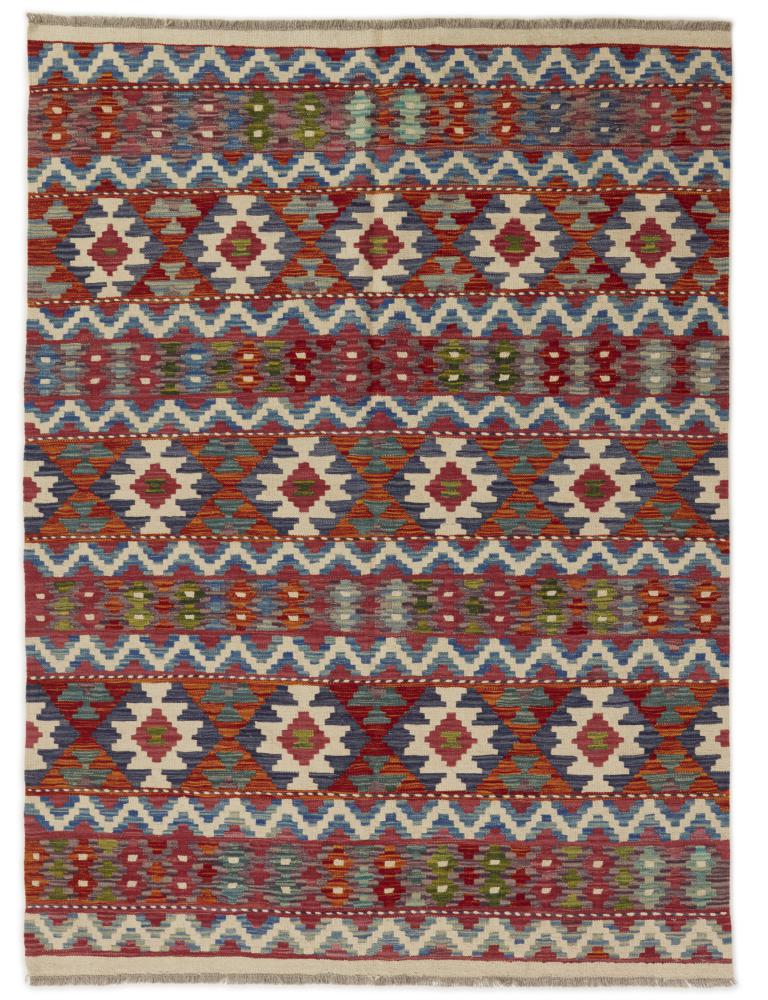 Alfombra afgana Kilim Afghan 198x145 198x145, Alfombra persa Tejido a mano