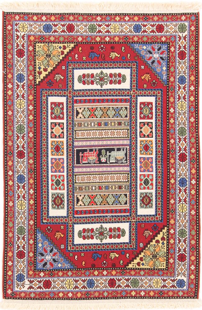 Tapete persa Kilim Soozani 121x82 121x82, Tapete persa Tecido à mão