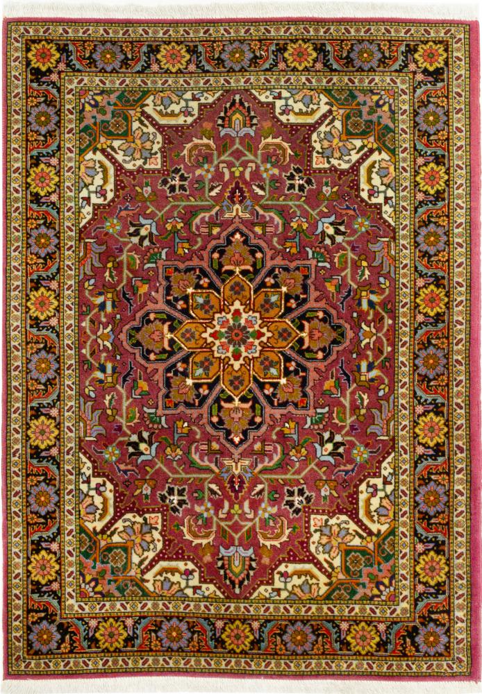 Persisk tæppe Tabriz 50Raj 103x76 103x76, Persisk tæppe Knyttet i hånden