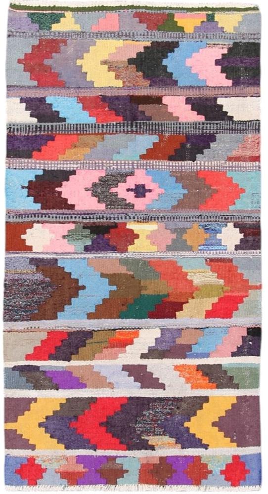 Alfombra persa Kilim Fars Antiguo 199x109 199x109, Alfombra persa Tejido a mano