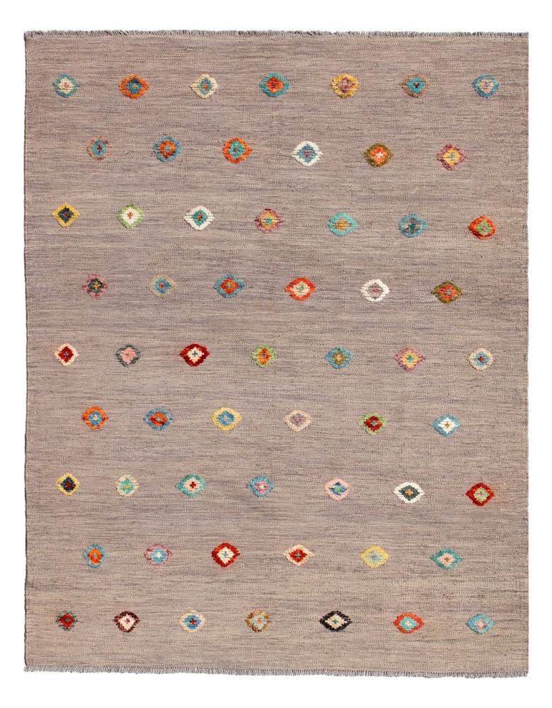 Alfombra afgana Kilim Afghan Nimbaft Edition 196x147 196x147, Alfombra persa Tejido a mano