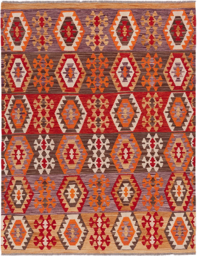 Tapete afegão Kilim Afegão 198x154 198x154, Tapete persa Tecido à mão