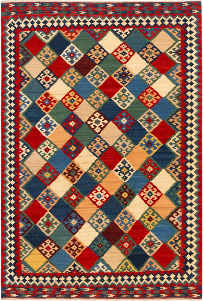 Perzisch tapijt Kilim Fars Shiraz 269x184 269x184, Perzisch tapijt Handgeweven