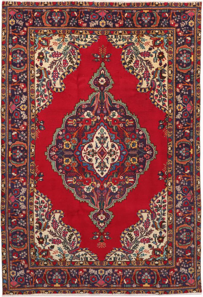 Persisk tæppe Mashhad 292x199 292x199, Persisk tæppe Knyttet i hånden