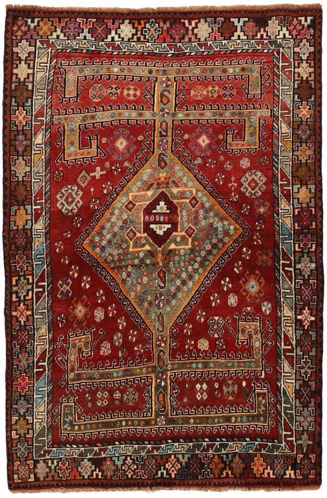 Tapis persan Ghashghai 191x121 191x121, Tapis persan Noué à la main