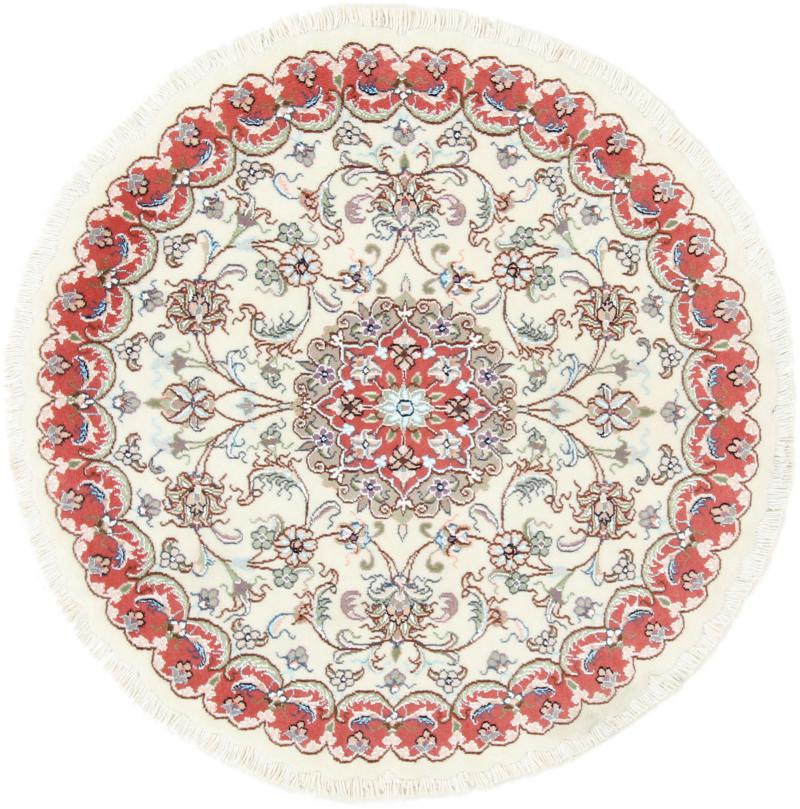 Persian Rug Tabriz 40Raj 100x100 100x100, Persian Rug Knotted by hand