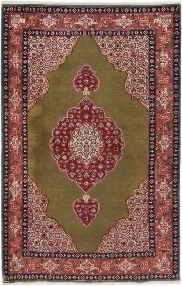 Tapete persa Tabriz 151x98 151x98, Tapete persa Atado à mão