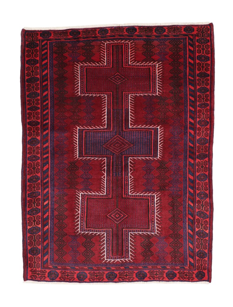 Perserteppich Lorestan 196x146 196x146, Perserteppich Handgeknüpft