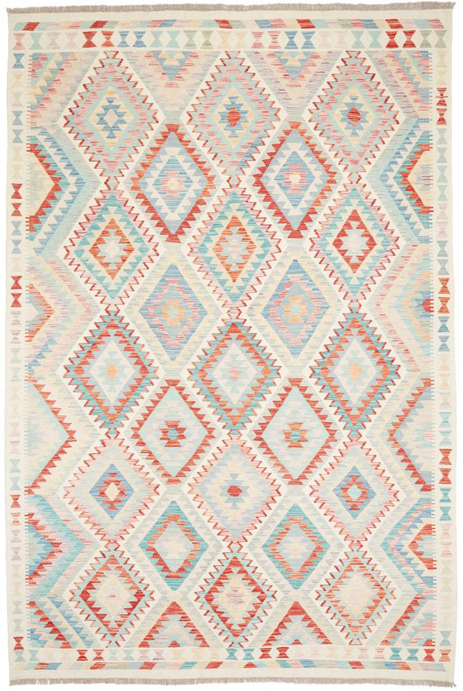 Afghanischer Teppich Kelim Afghan 304x205 304x205, Perserteppich Handgewebt