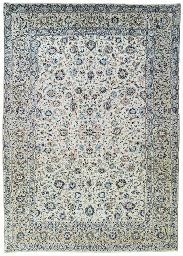 Persian Rug Keshan 13'4"x9'6" 13'4"x9'6", Persian Rug Knotted by hand