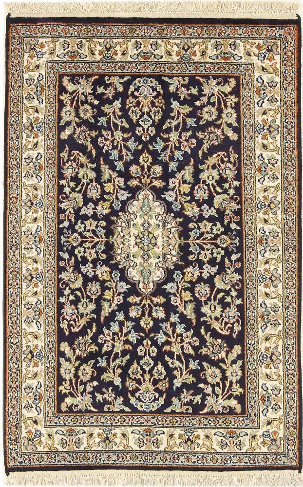 Tappeto indiano Cachemire di Seta 96x62 96x62, Tappeto persiano Annodato a mano