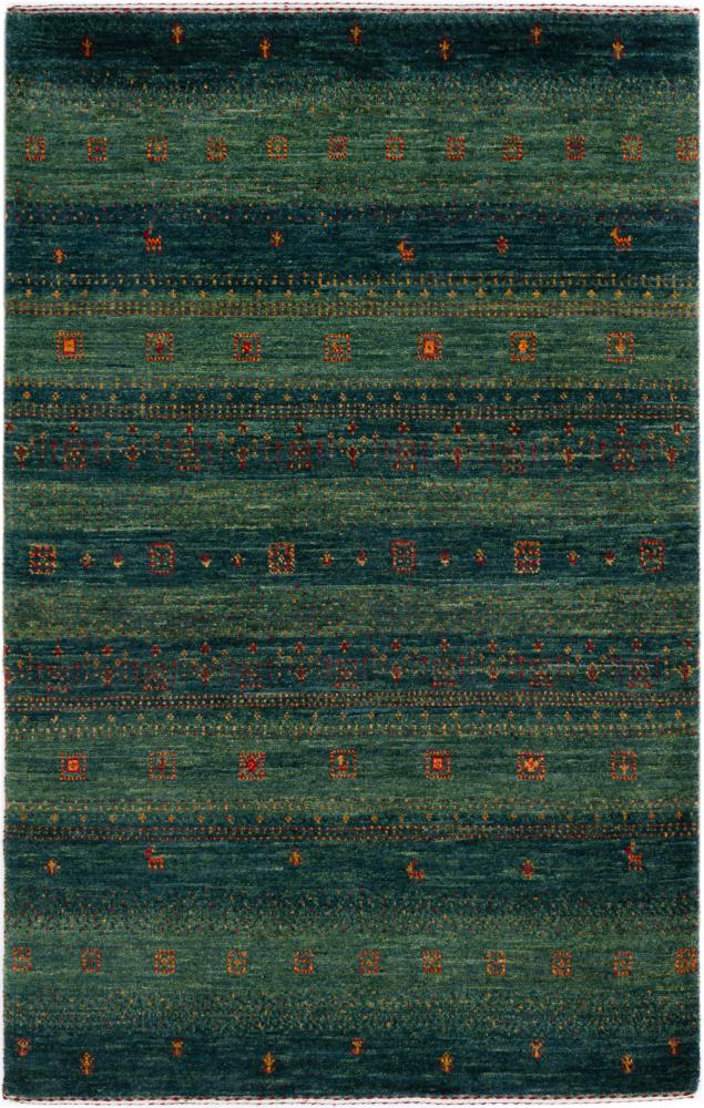 Tapis persan Persan Gabbeh Loribaft Essence 127x79 127x79, Tapis persan Noué à la main