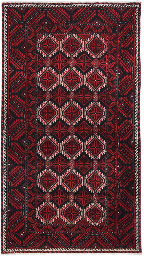 Perzisch tapijt Baluch 198x109 198x109, Perzisch tapijt Handgeknoopte