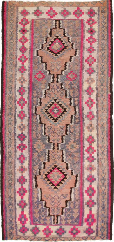 Perzsa szőnyeg Kilim Fars Azerbaijan Antik 10'4"x4'9" 10'4"x4'9", Perzsa szőnyeg szőttesek