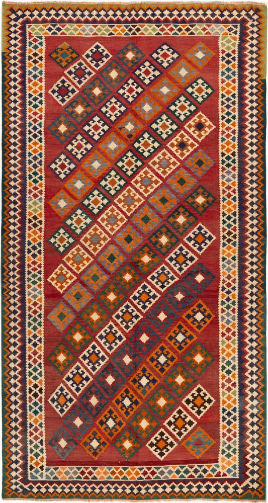 Persisk teppe Kelim Fars Shiraz 295x158 295x158, Persisk teppe Handwoven 