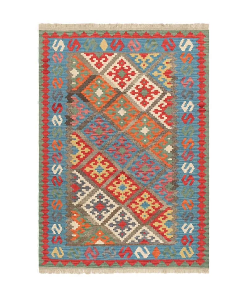 Perserteppich Kelim Fars 6'11"x4'11" 6'11"x4'11", Perserteppich Handgewebt