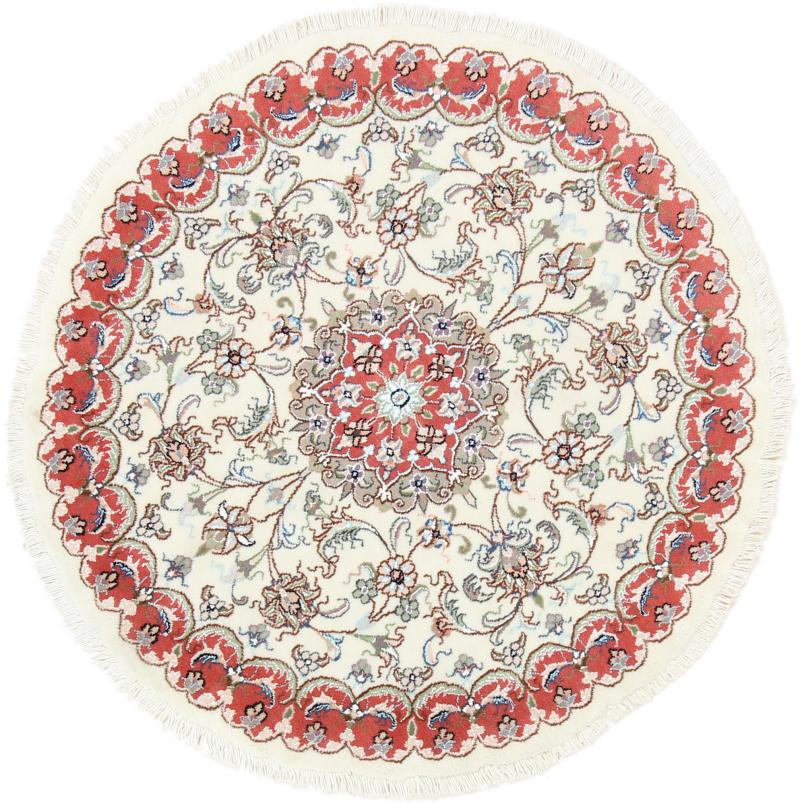 Persian Rug Tabriz 40Raj 100x100 100x100, Persian Rug Knotted by hand