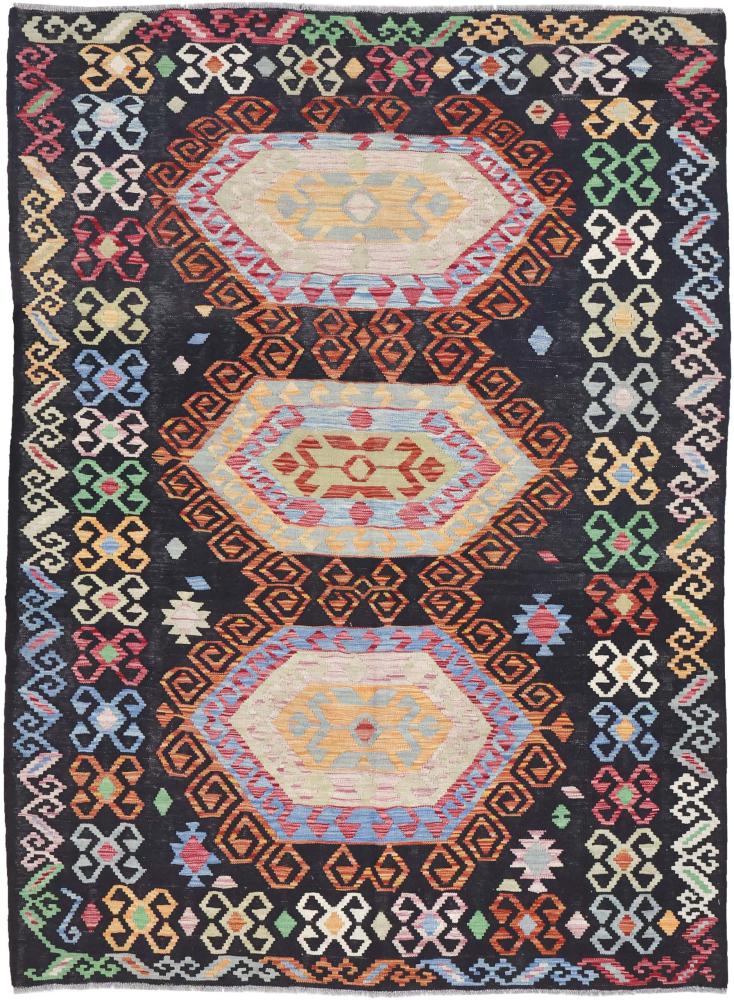 Tapis afghan Kilim Afghan 243x176 243x176, Tapis persan Tissé à la main