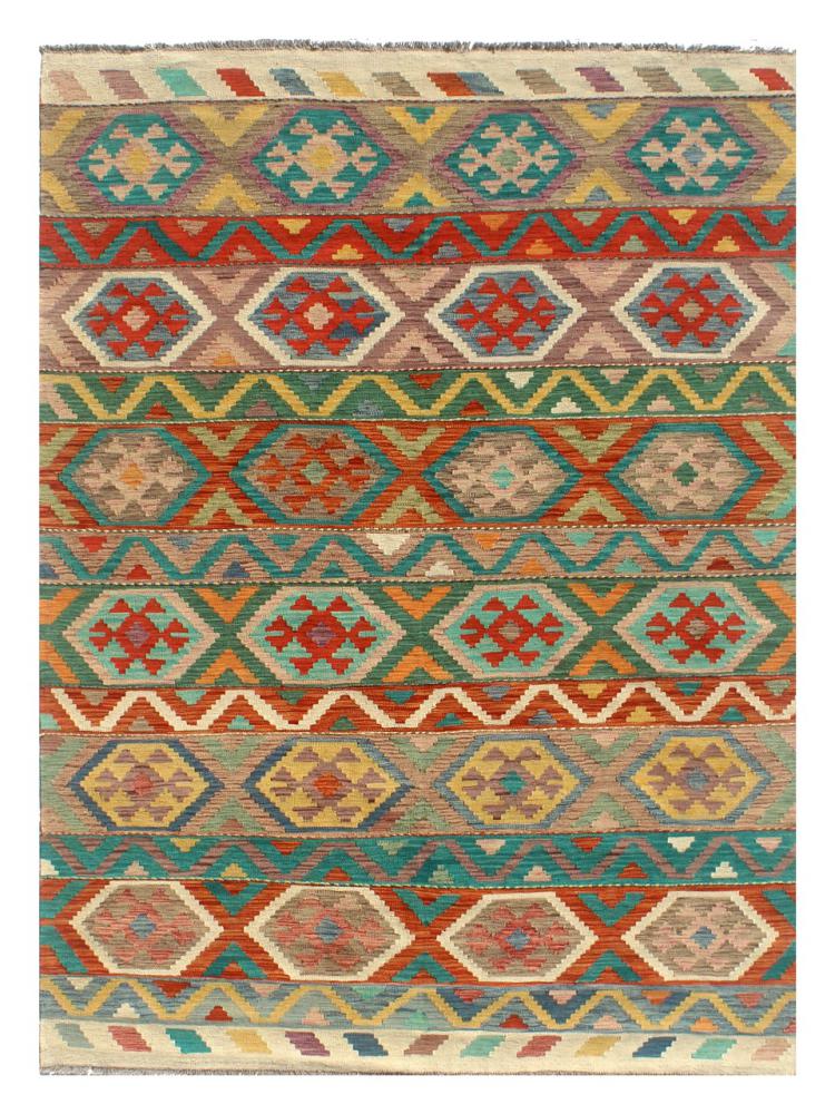 Afghan rug Kilim Afghan 8'3"x5'7" 8'3"x5'7", Persian Rug Woven by hand