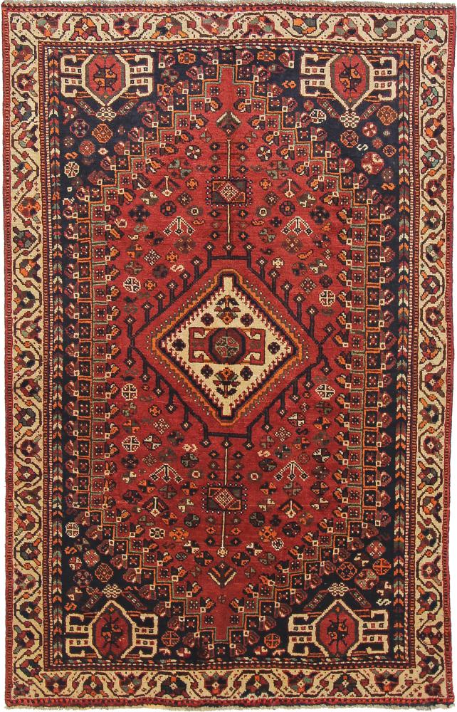 Persisk tæppe Ghashghai 235x148 235x148, Persisk tæppe Knyttet i hånden