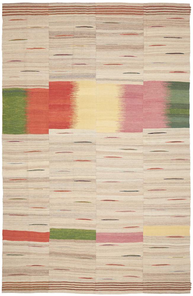 Persian Rug Kilim Fars 10'7"x6'9" 10'7"x6'9", Persian Rug Woven by hand