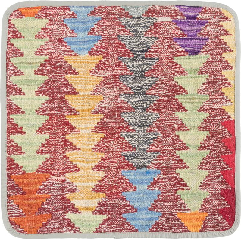 Alfombra afgana Kilim Afghan Funda de Cojín 45x45 45x45, Alfombra persa Anudado a mano