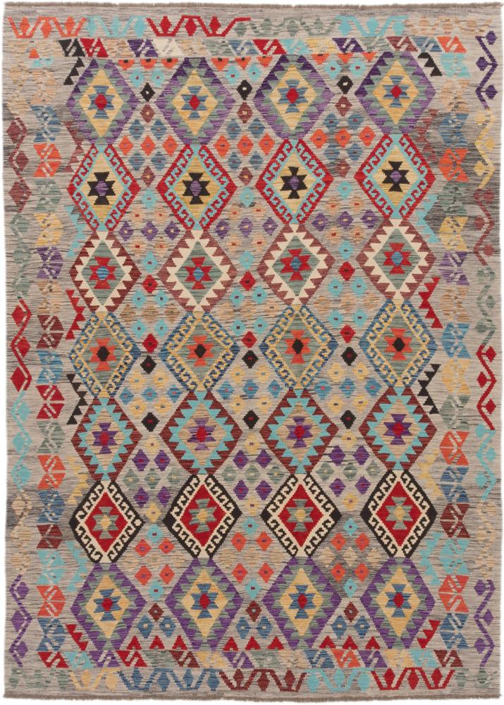 Tapete afegão Kilim Afegão 290x208 290x208, Tapete persa Tecido à mão