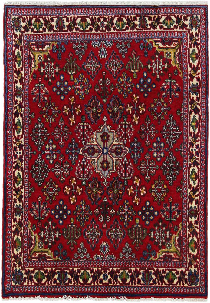 Tapis persan Meymeh 137x98 137x98, Tapis persan Noué à la main