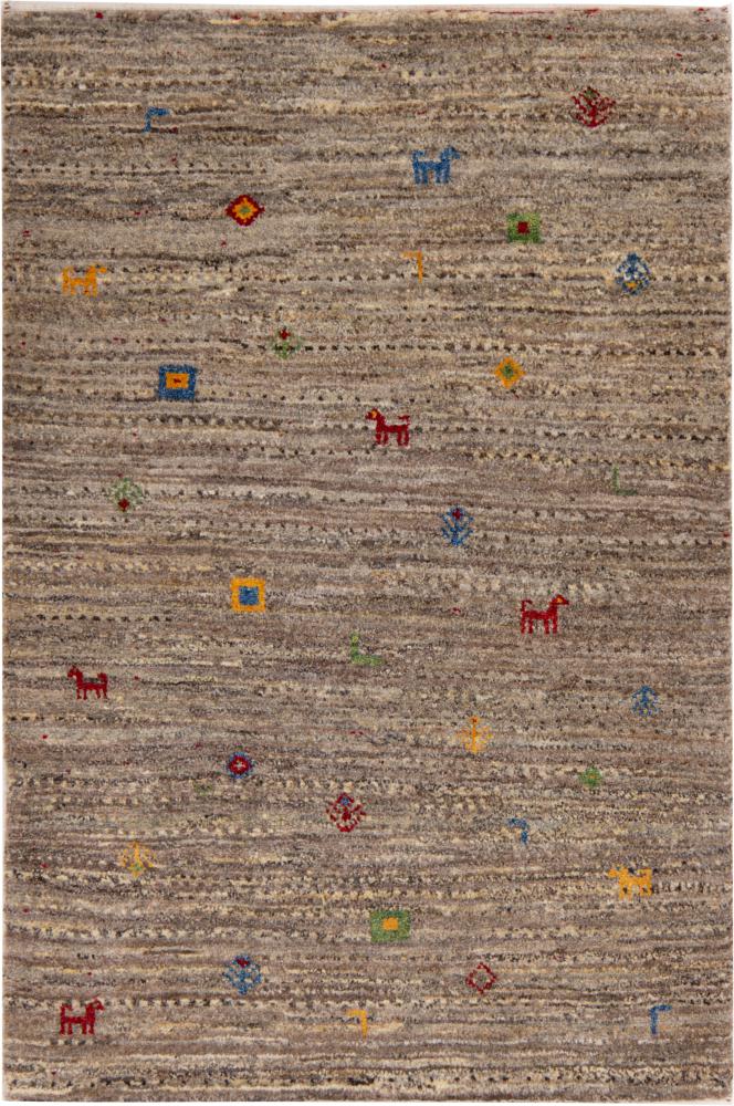 Tapis persan Persan Gabbeh Nomad 117x79 117x79, Tapis persan Noué à la main