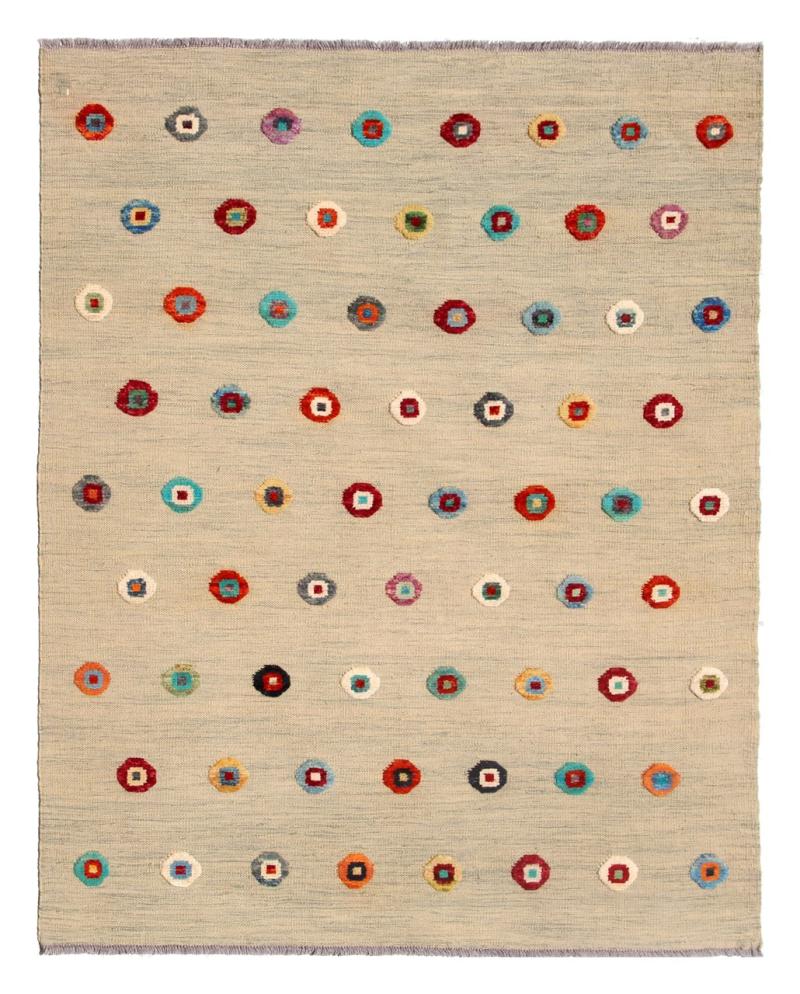 Alfombra afgana Kilim Afghan Nimbaft Edition 198x156 198x156, Alfombra persa Tejido a mano