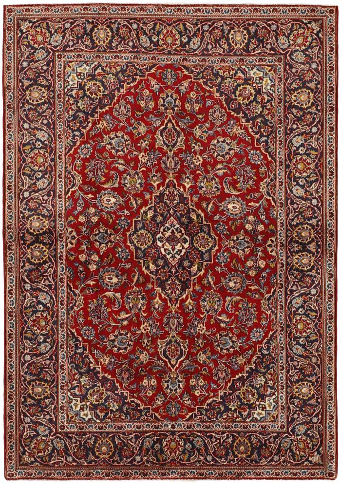 Tapis persan Keshan 196x140 196x140, Tapis persan Noué à la main