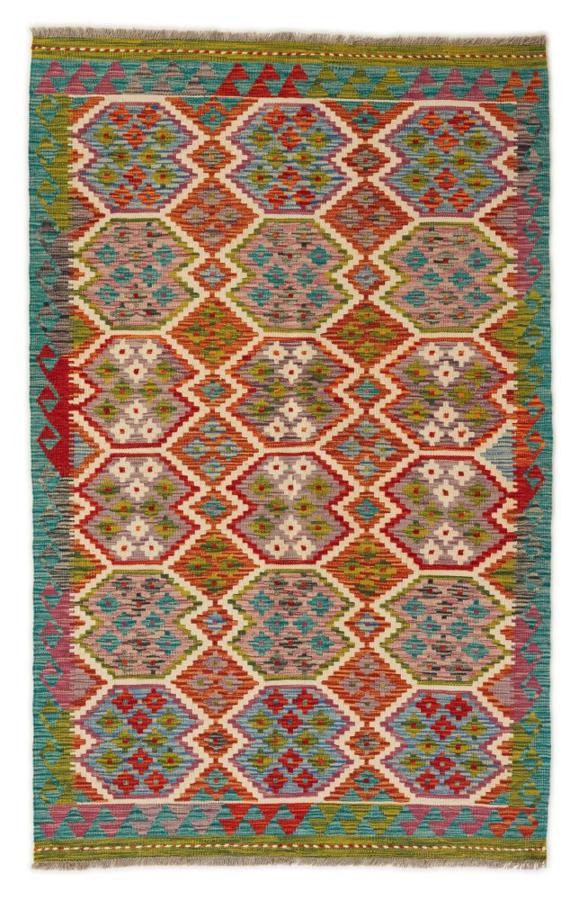 Afghan rug Kilim Afghan 6'0"x3'10" 6'0"x3'10", Persian rug Handwoven