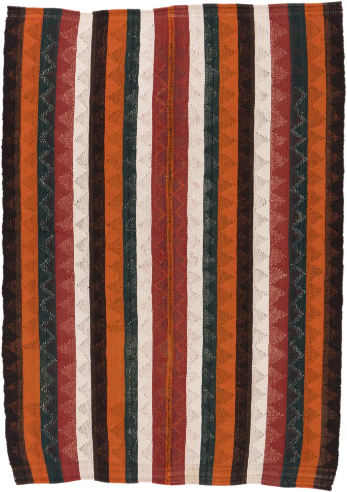 Tapis persan Kilim Fars 192x139 192x139, Tapis persan Tissé à la main