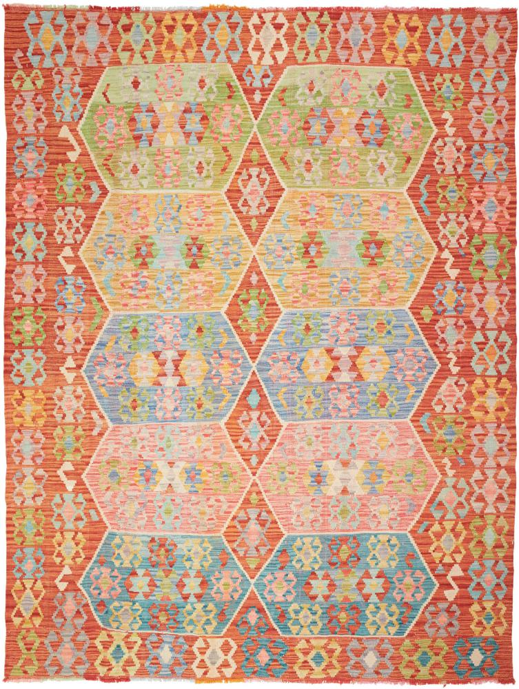 Dywan afgański Kilim Afghan 253x189 253x189, Dywan perski Ręcznie tkane