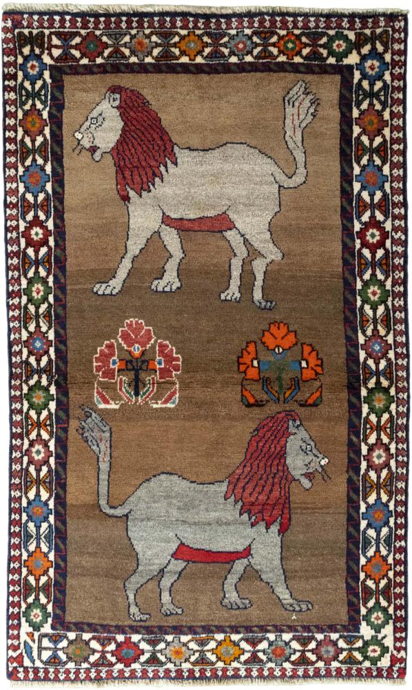 Persian Rug Persian Gabbeh Ghashghai 179x110 179x110, Persian Rug Knotted by hand