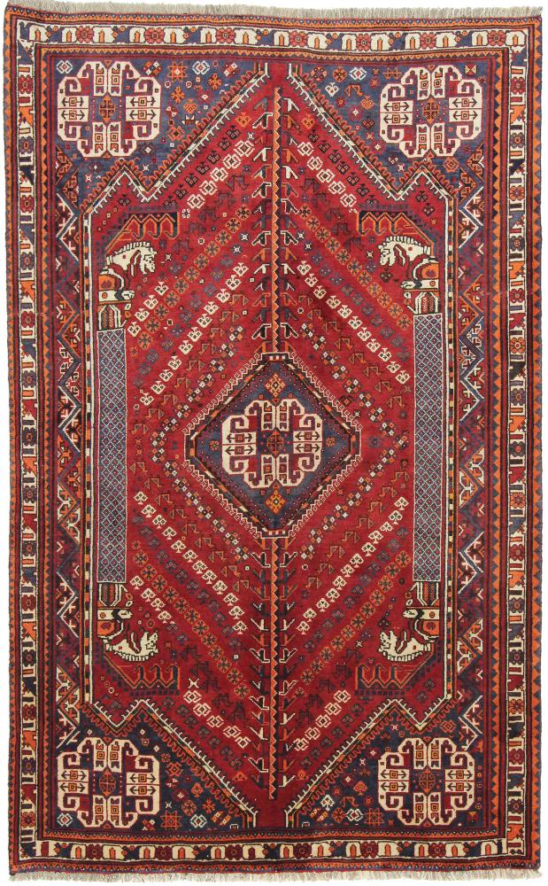 Persisk tæppe Ghashghai 260x160 260x160, Persisk tæppe Knyttet i hånden