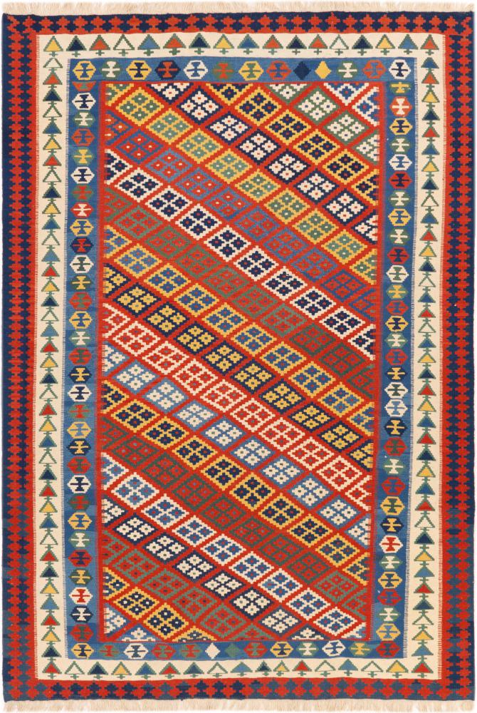 Persisk matta Kilim Fars Shiraz 294x204 294x204, Persisk matta handvävd 